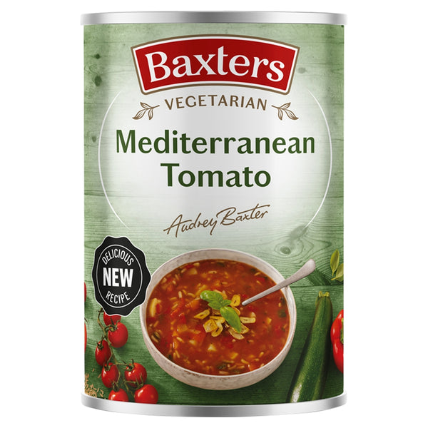 Baxters Vegetarian Mediterranean Tomato Soup 400g Baxters Shop