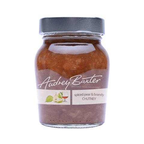 Audrey Baxter Signature Range Spiced Pear and Brandy Chutney 210g
