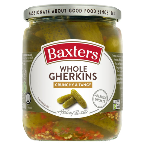 Baxters Whole Tangy Gherkins