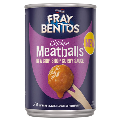 Fray Bentos Chicken Meatballs in a Chip Shop Curry Sauce