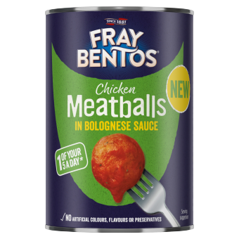 Fray Bentos Chicken Meatballs in Bolognese Sauce 380g