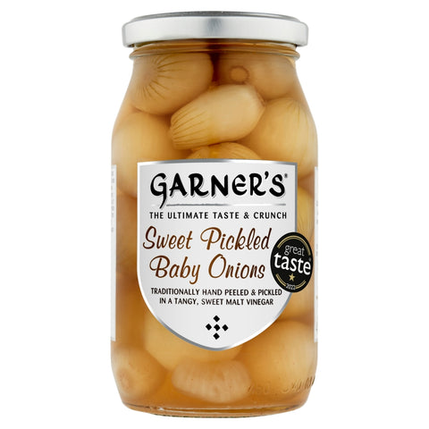 Garner's Sweet Pickled Baby Onions 454g