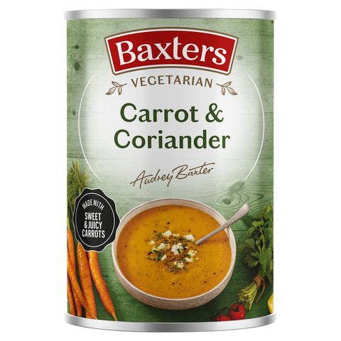 Baxters Vegetarian Carrot & Coriander Soup  400g