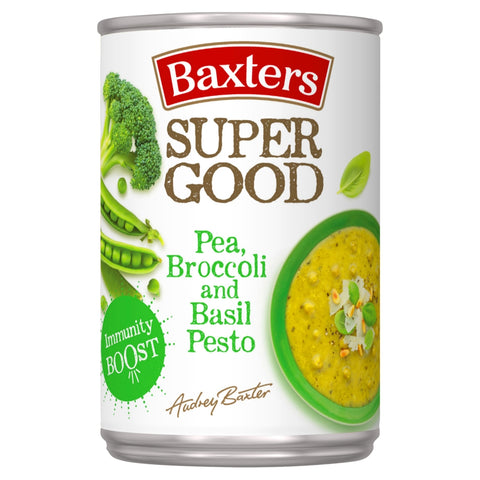 Baxters Super Good Pea, Broccoli, and Basil Pesto Soup