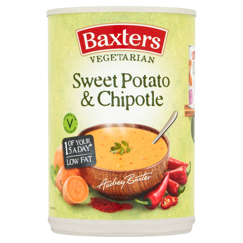 Baxters Vegetarian Sweet Potato & Chipotle Soup 400g