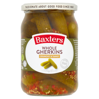 Baxters Whole Gherkins Crunchy Tangy 600g