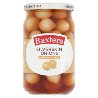 Baxters Silverskin Onions Crunchy & Tangy 440g