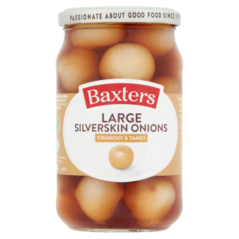 Baxters Large Silverskin Onions Crunchy & Tangy 440g