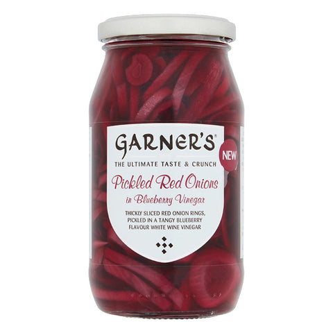Garner's Pickled Red Onions in Blueberry Vinegar 450g
